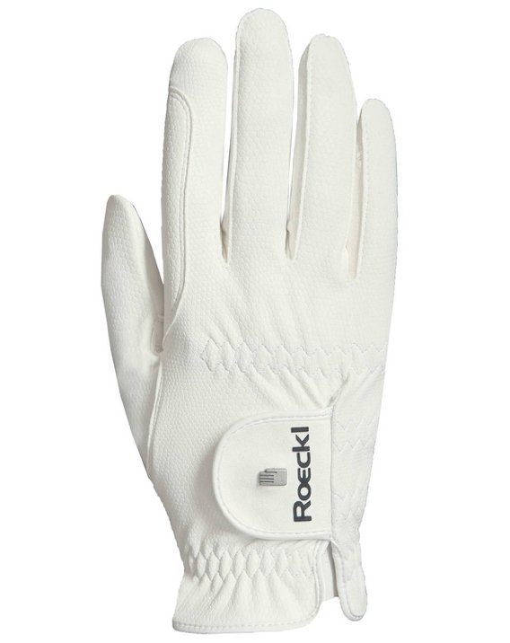 Roeckl Grip Gloves White - Rider's Tack.Apparel.Supply