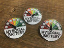 Social Battery-ometer Number Pin