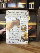 Metal Sign - Boy and Horse