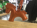 Padded horse bag charm