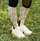 Dreamers & Schemers Boot Socks-Sunflower Fields