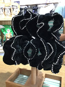 Velvet Scrunchie with rhinestones