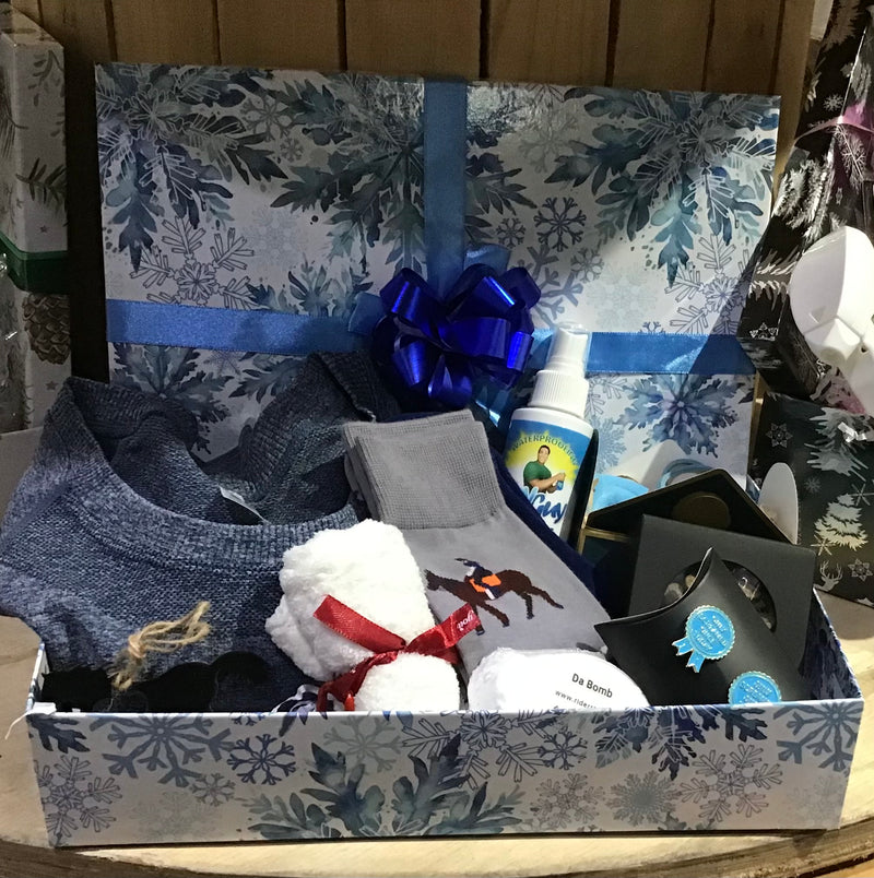 Christmas Gift Box Blue