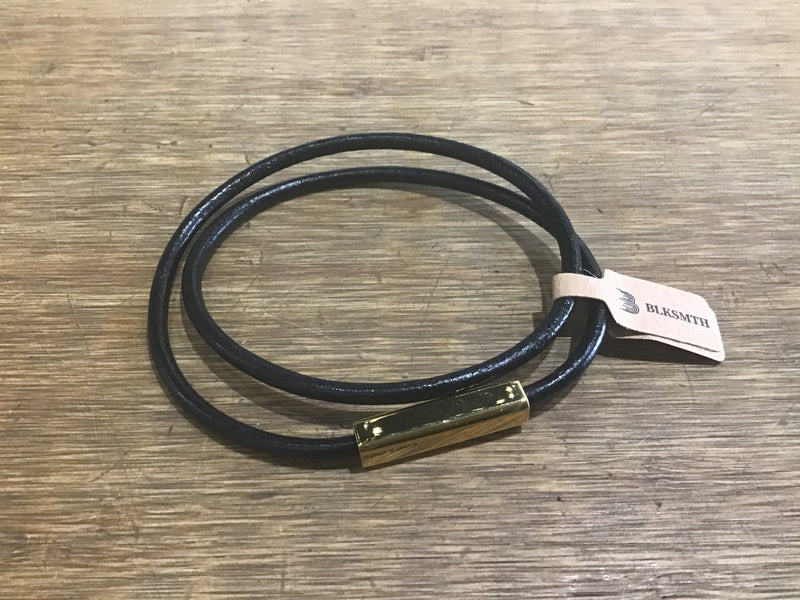 Leather wrap bracelet