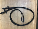 Webbed Reins-Black with Stoppers