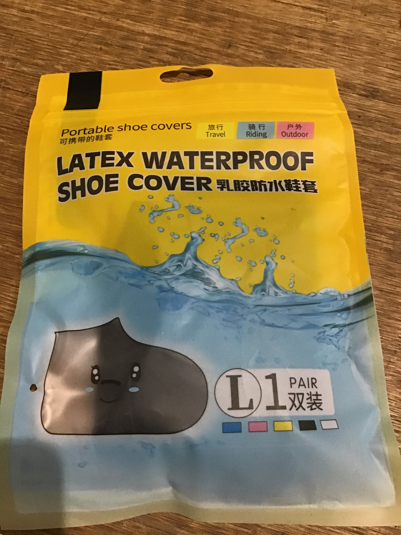 Latex waterproof shoe covers