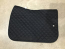 Ogilvy Jump BP - Black /Black binding WITH girth loops