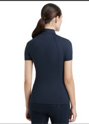 LeMieux Classique Womens Short Sleeve Base Layer - Navy