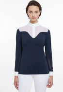 LeMieux Emily Long Sleeve Navy Show Shirt