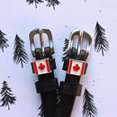 Mane Jane Spur Straps - Canada Flags