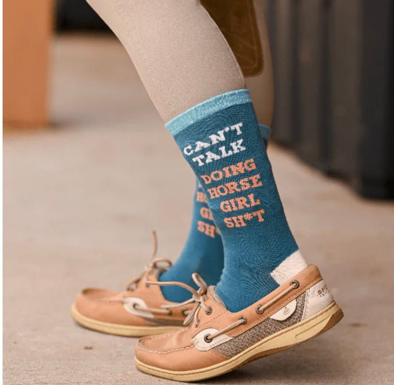 Dreamers and Schemers Crew Can’t talk - Rider's Tack.Apparel.Supply