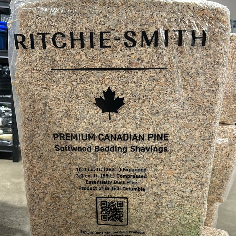 Ritchie Smith Premium Canadian Pine Shavings - Rider's Tack.Apparel.Supply