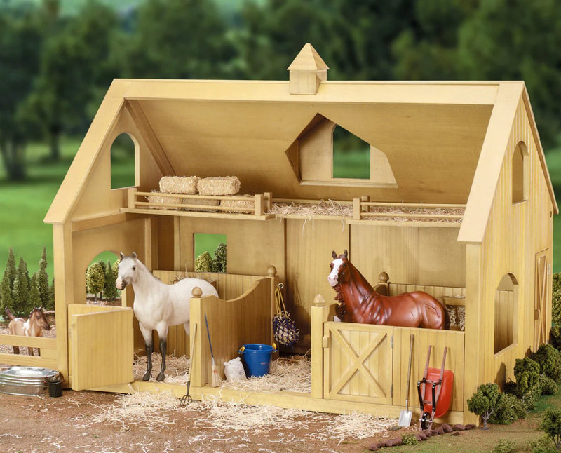 Breyer Deluxe Wood Barn - Rider's Tack.Apparel.Supply