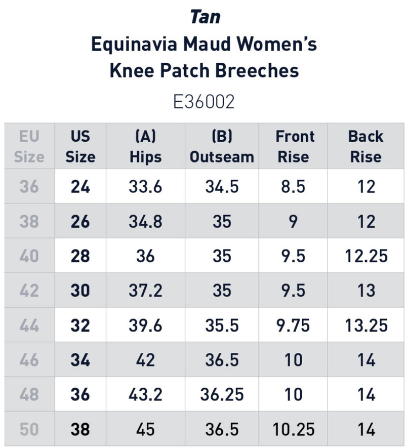 Equinavia Maud Womens Knee Patch Breeches - Rider's Tack.Apparel.Supply