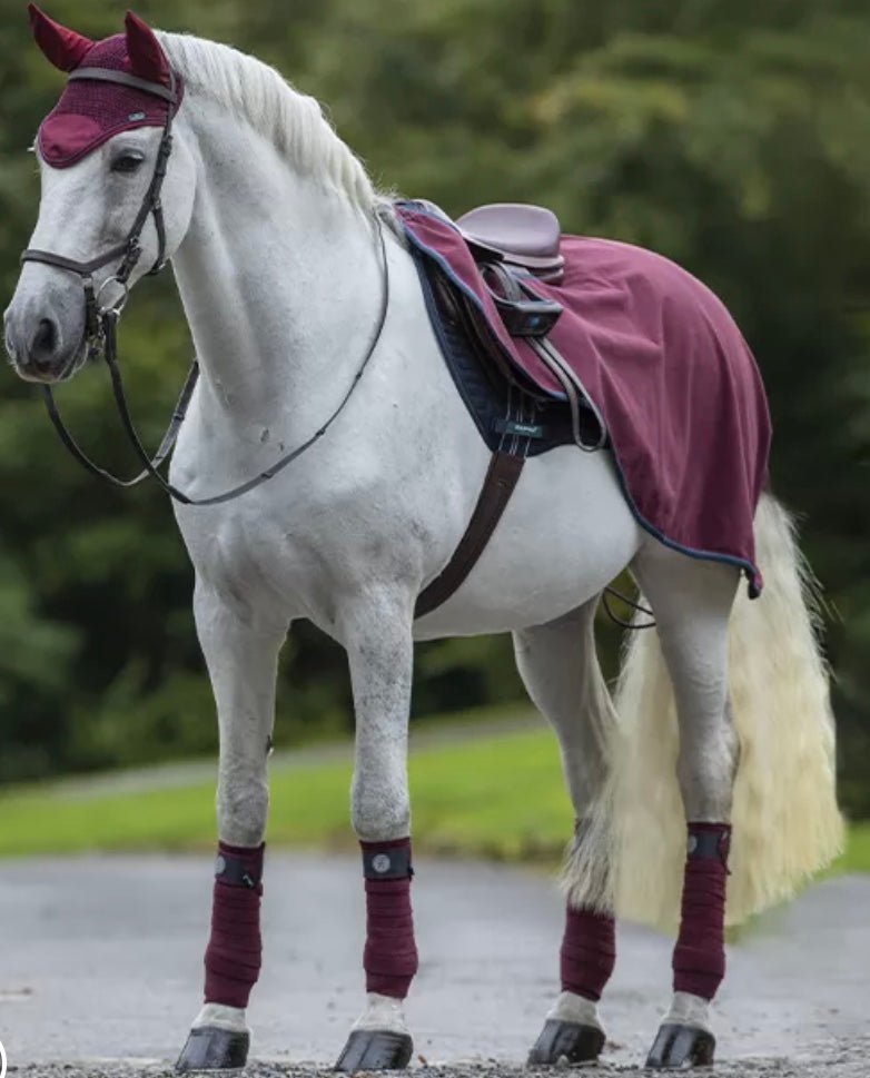 Horseware Rambo Newmarket Competition Fleece - Coperta In Pile Per Cavallo Con Ritaglio Sella, Anti-Pilling, Traspirante