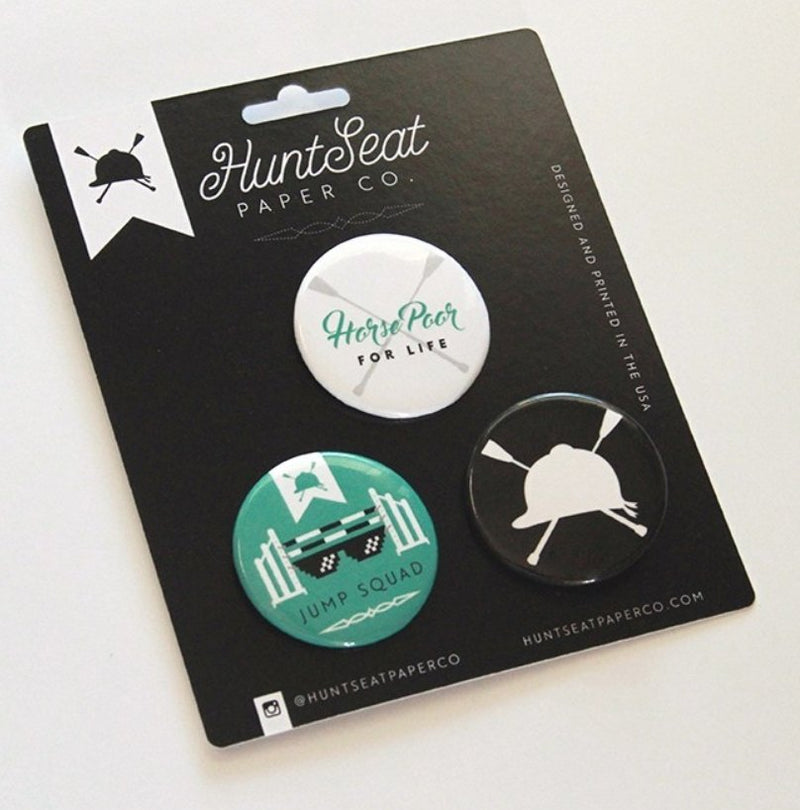 Hunt Seat Paper Co. Button Pack - Rider's Tack.Apparel.Supply