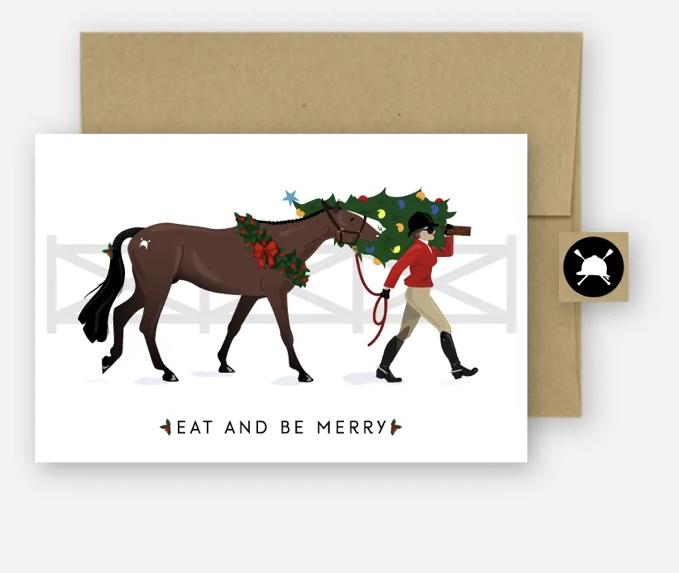 Hunt Seat Paper Co. Eat And Be Merry - Rider's Tack.Apparel.Supply