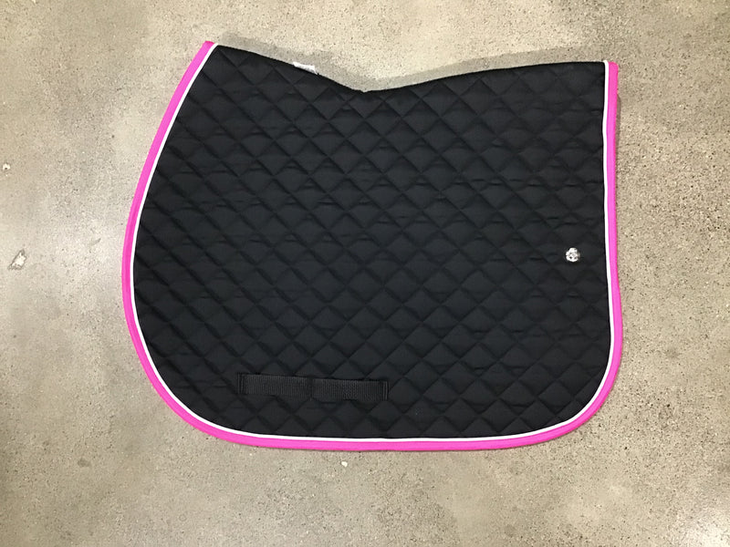 Ogilvy Jump Small PP Black/white piping/hot pink binding