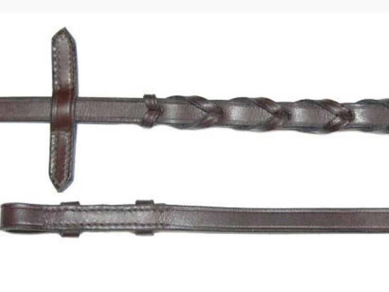 Laced pony reins 4/8”, Havana - Rider's Tack.Apparel.Supply