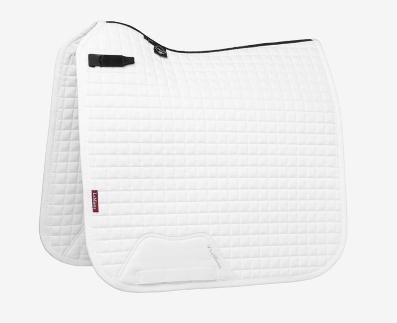 LeMieux Cotton Dressage Pad White - Rider's Tack.Apparel.Supply