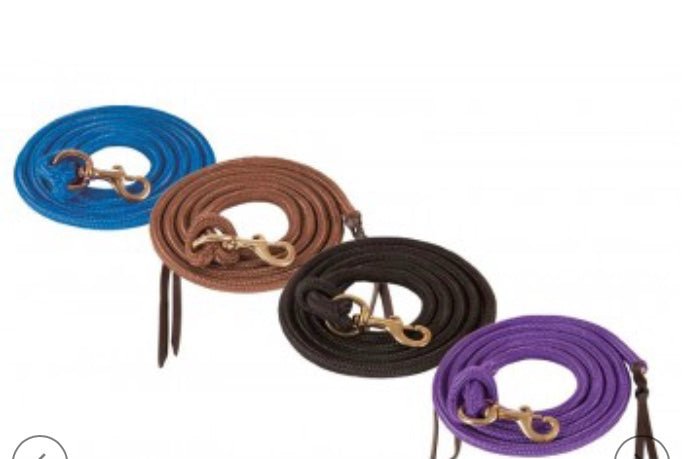 MUSTANG COWBOY LEAD ROPE, 5/8 INCH BY 9 FEET - Rider's Tack.Apparel.Supply