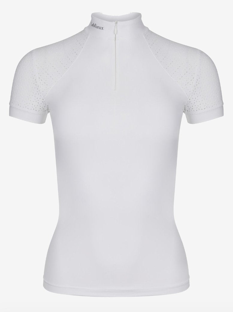 Olivia Show Shirt Short Sleeve WHITE - Rider's Tack.Apparel.Supply