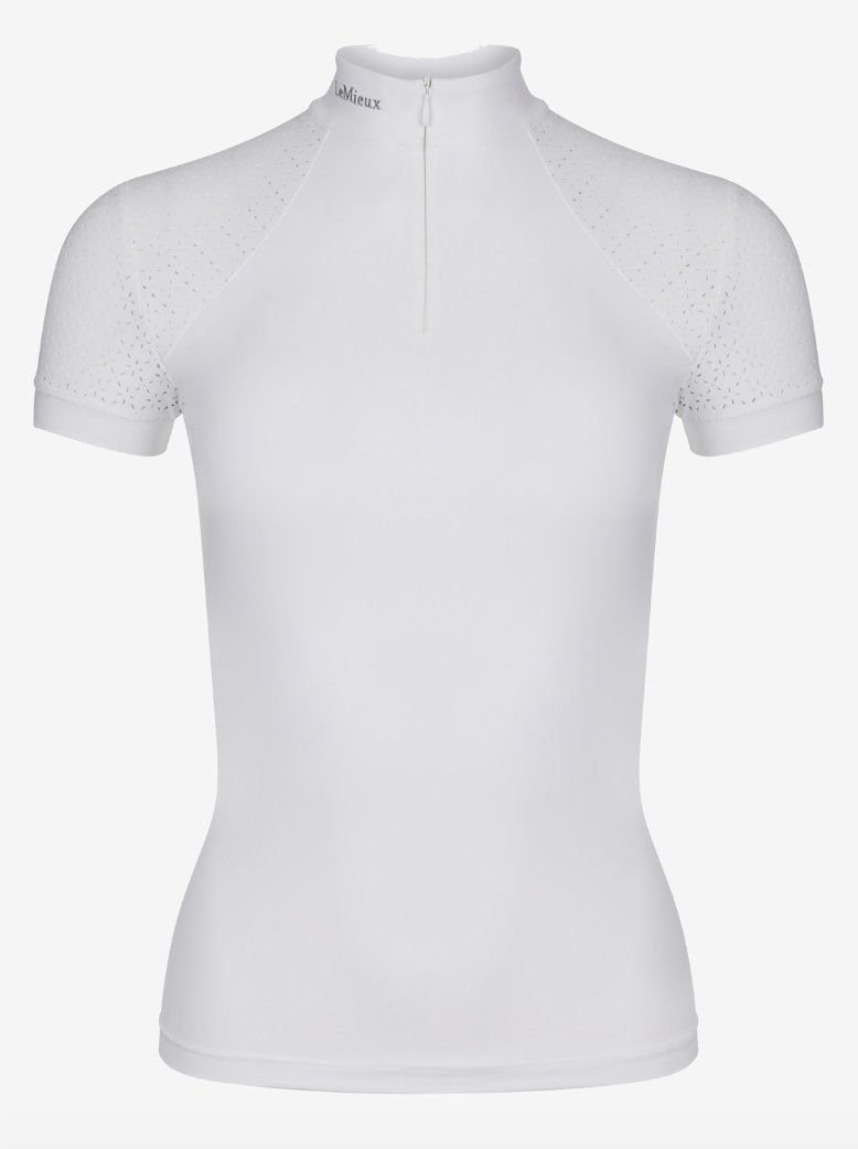 Olivia Show Shirt Short Sleeve WHITE - Rider's Tack.Apparel.Supply