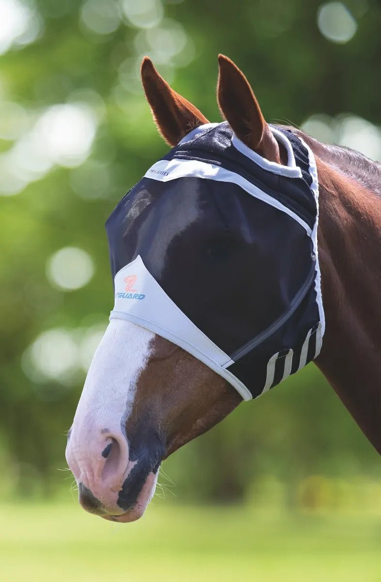 Shires Fine Mesh Fly Mask - Ear Holes - Rider's Tack.Apparel.Supply